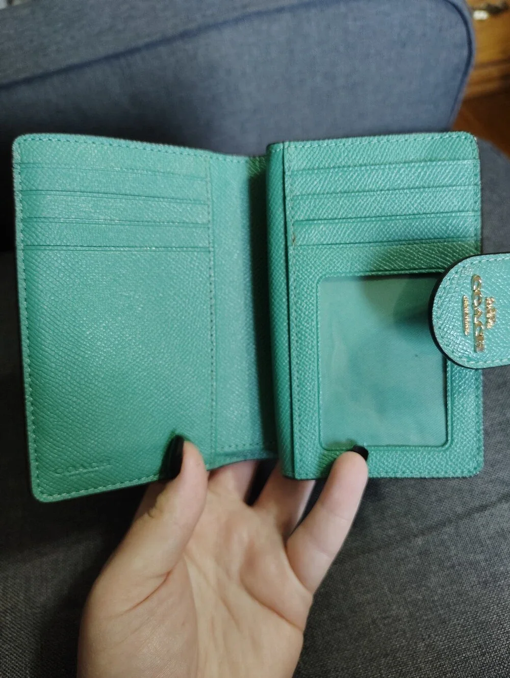 Coach Medium Corner Zip Wallet
